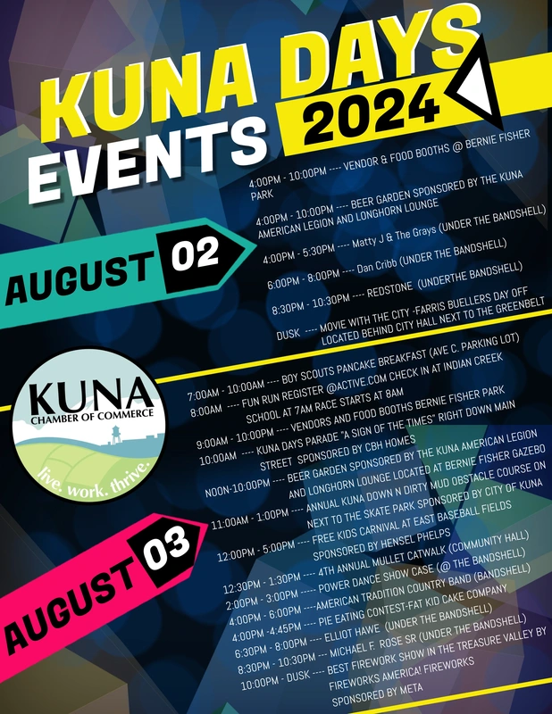 Kuna Days 2024 Schedule